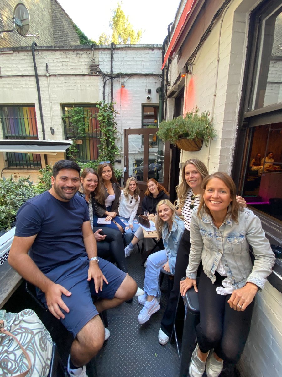 libertycomms's tweet image. As a team that largely works remotely, it's lovely when we get together for some time face-to-face. Here's us yesterday having a well-earned drink and catch up after our company meeting. #remoteworking #londonpr #techpr