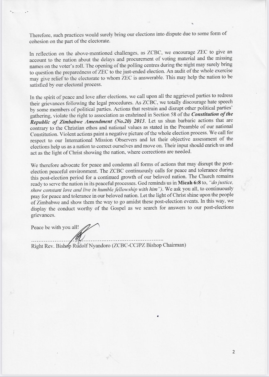 GuildCatholic's tweet image. Find below a statement that has been issued by the Zimbabwe Catholic Bishop’s Conference on the August 2023 Harmonised Elections. @Pontifex @ZECzim @zccinzim @DavidColtart @lenon_rwizi @ZLHRLawyers @HeraldZimbabwe @daddyhope