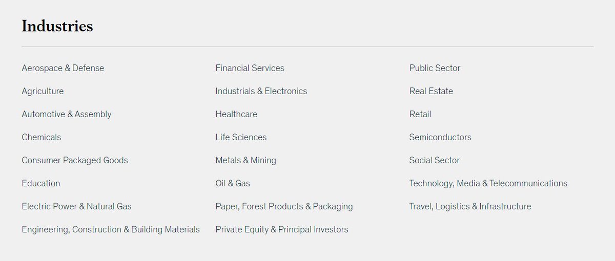 othman_vc's tweet photo. التقارير الموجودة في  @McKinsey هي جرعة معرفية هائلة في مختلف القطاعات والاهتمامات.

إذا لم تجد شيئاً لقراءته في مجالك أو اهتمامك، فقم بأخذ نظرة على جديد التقارير الموجودة والمنشورة..

https://t.co/WHymTpW204

في الصورة مختلف القطاعات التي يمكنك الوصول إلى تقارير حولها: https://t.co/rUwpTbpJ4u