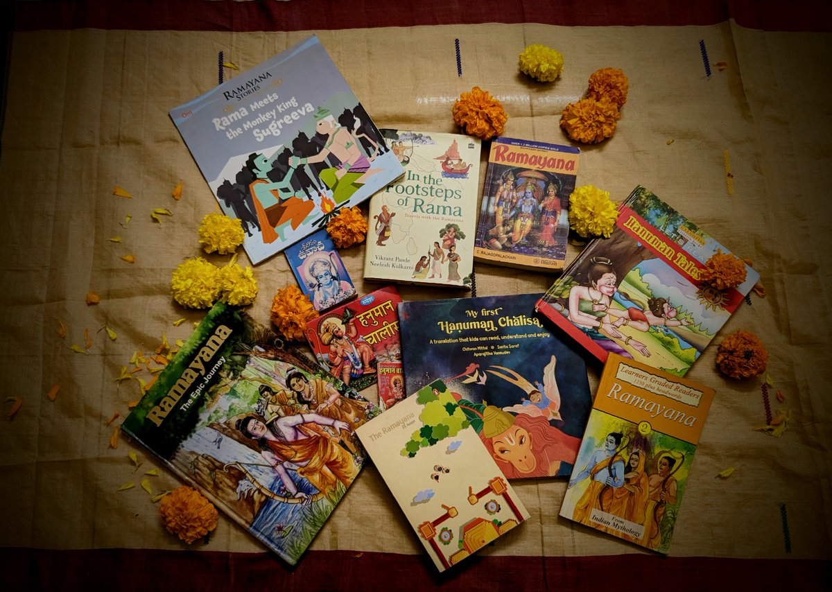 indicroots8's tweet photo. Few among the 82 books that served as an inspiration to develop our Epic Board game Ramayana! 🙏

 https://t.co/MfR7bK7sPj

#Ramayana #Books #IndicBooks #ConnectToRoots #CulturalGames #BoardGames #ChildrenGames #IKS #Artisans #Gifting https://t.co/blxu39J2SX