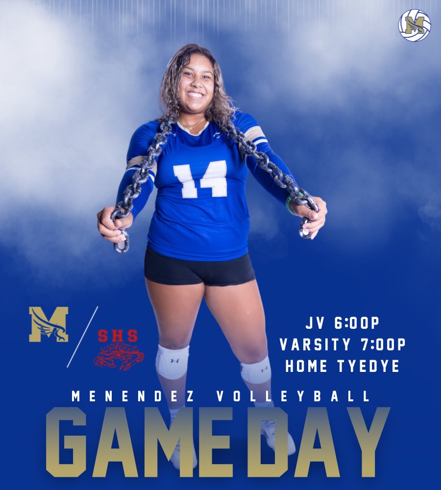 ITS HOME GAME DAY! 🦅 We are HOME against Seabreeze tonight. Come in your tye dye gear and support! Go Falcons! 🏐

⏰ JV 6:00pm Varsity 7:00pm
📍 Pedro Menendez High
🆚 Seabreeze
📣 TYE DYE!

GO Falcons!