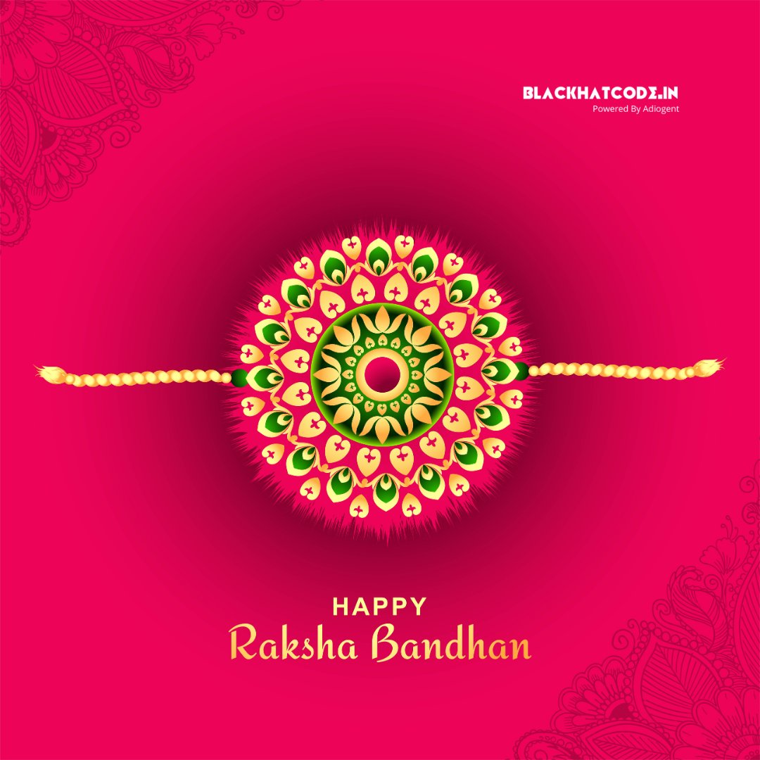 BlackhatcodeI's tweet photo. Happy Raksha Bandhan https://t.co/yItbAqvTD1