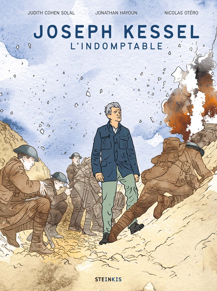 JudithSolal's tweet photo. Rdv en librairie le 7 septembre !
 
Scénario : @JudithSolal et @johnhayoun. 
Dessin Nicolas Otéro. 
Couleurs 1vers2anes, publié chez Steinkis, Moïse Kissous.

Pourquoi Kessel est-il devenu un si célèbre trompe-la-mort ? https://t.co/62AkprXoIt