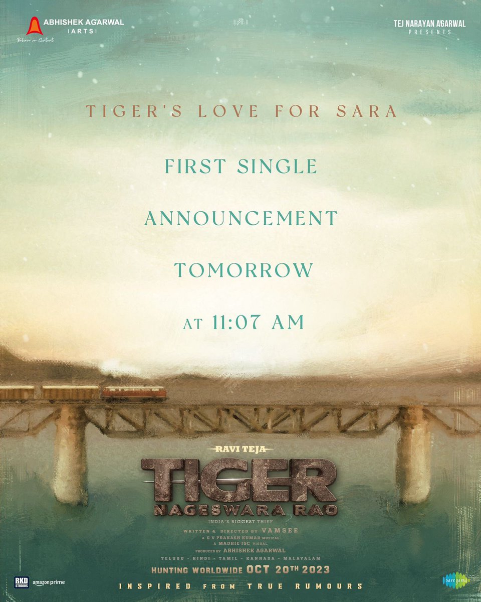 Let’s gooooo #tigernageswararao