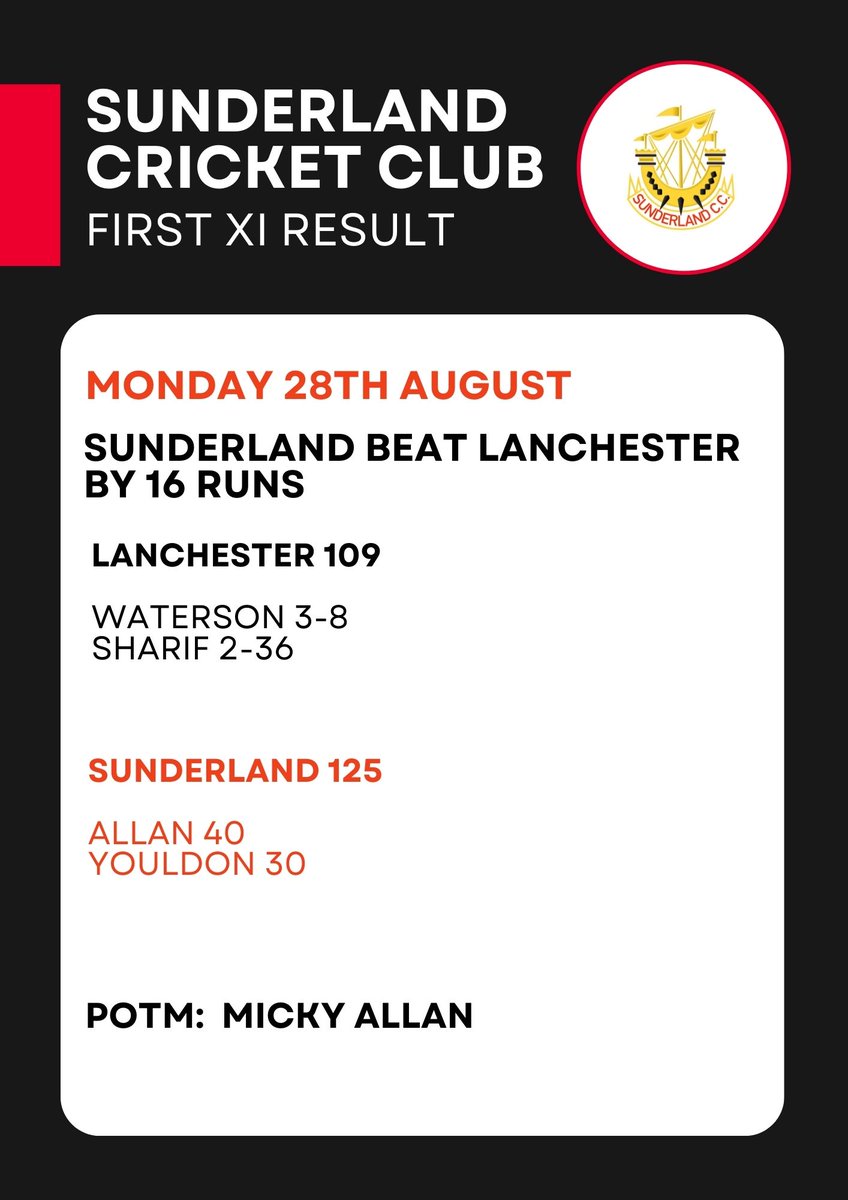 Sunderland CC tweet media