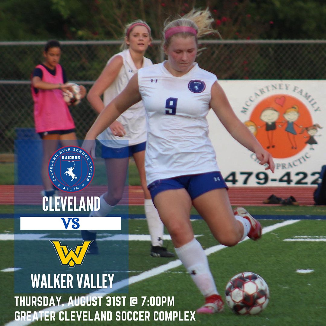 The girls soccer team kicks off tonight vs Walker Valley at 7:00pm in their first District 5AAA match up of the season. Game will be on the stadium field at the soccer complex. Come out and support these girls!!