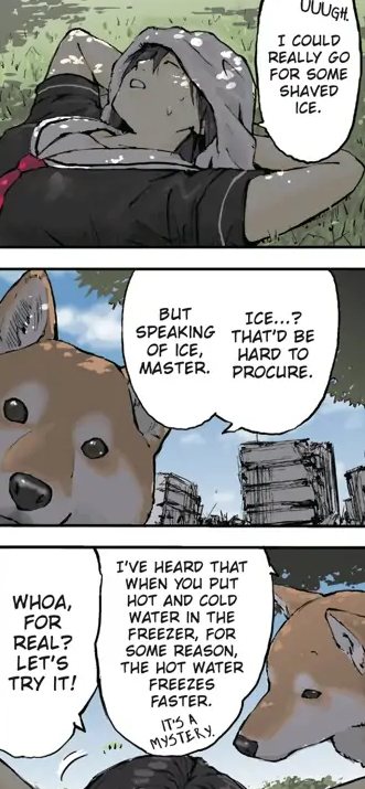 Evildeadfan102's tweet image. I read Doomsday With My Dog Chapter 15. #Doomsdaywithmydog #chapter15 #manga