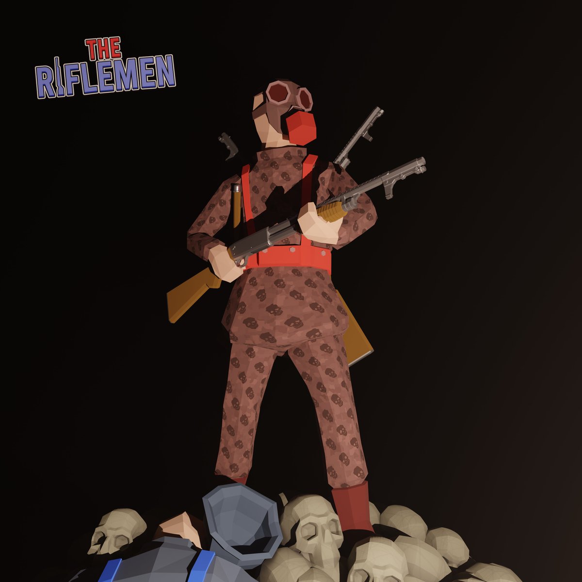 normogames's tweet photo. 🚨23 hours remaining until we release The Riflemen!

If you support us by getting the DLC during the launch week sale, you will get this exclusive Skulls skin and unlock it instantly!

Game is free, and buying DLC doesn't grant you any advantage

#IndieDevs #indiegame https://t.co/tdwmXTC0dZ