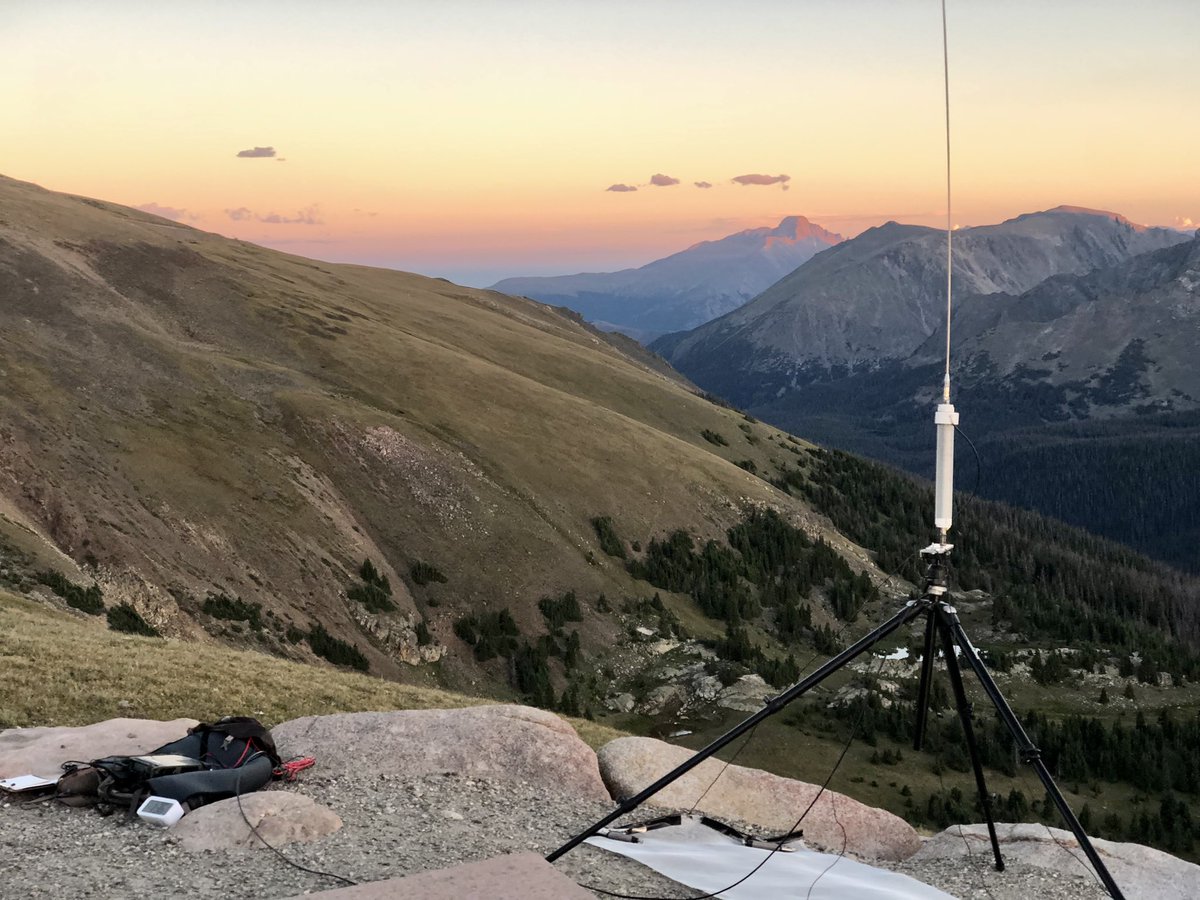 TNX hunters #POTA #CW K-0059 #superbluemoon2023 #rmnp #hamradio