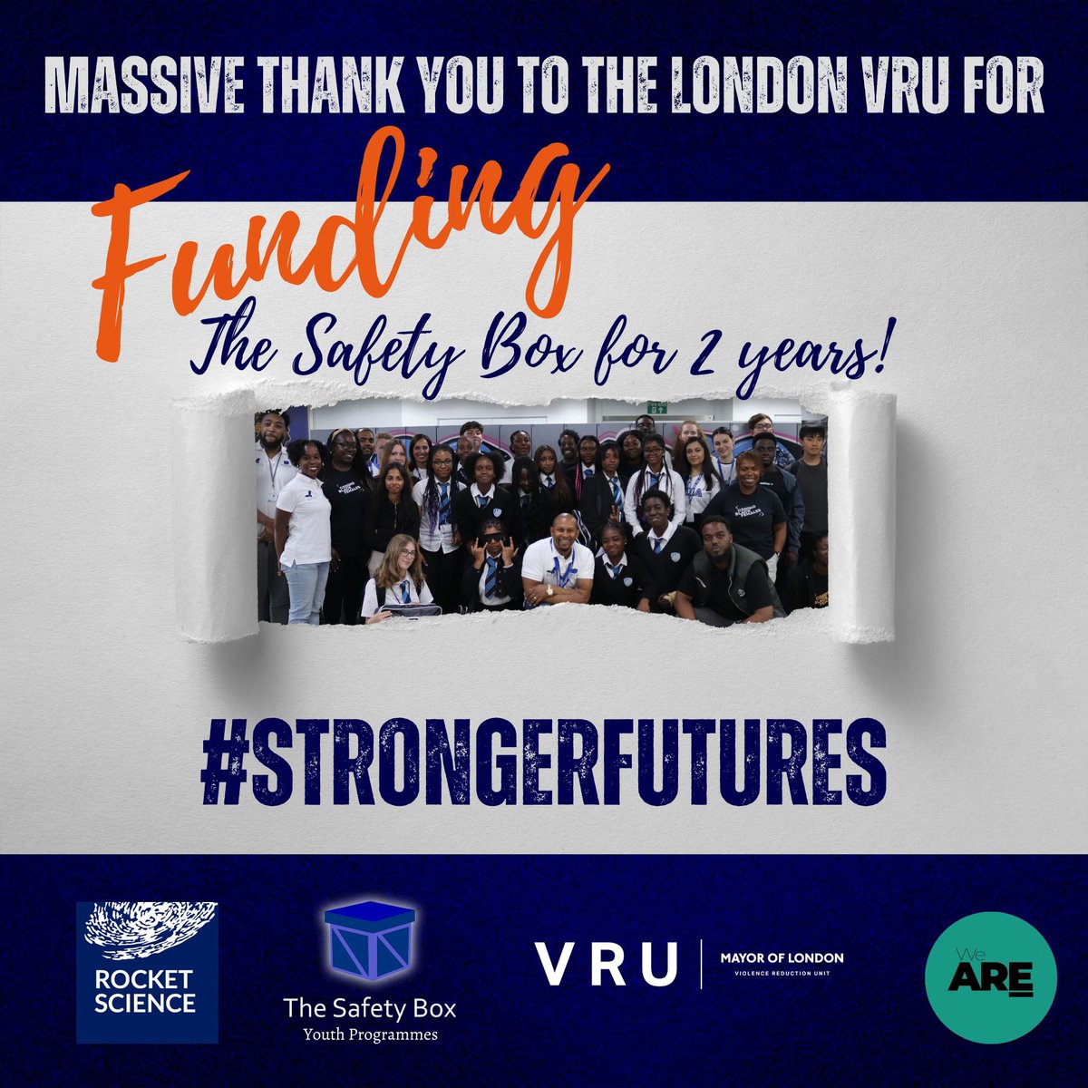 The Safety Box ® CIC (@thesafetybox_uk) on Twitter photo WOW WOW WOW THANKYOU <a href="/LDN_VRU/">London's Violence Reduction Unit</a> another 2 years to support #youthatrisk <a href="/_RocketScience_/">Rocket Science</a> <a href="/AREtweets_/">Action for Race Equality</a> <a href="/ARE_R2S/">Routes2Success</a> @Renaisi this will help us to keep young people safe & away from committing offences & being at risk of violence! #StrongerFutures 2.0 <a href="/LibPeck/">Lib Peck</a> <a href="/MichaelRocketSc/">Michael Theodorou</a> <a href="/SadiqKhan/">Sadiq Khan</a> WOW WOW WOW THANKYOU <a href="/LDN_VRU/">London's Violence Reduction Unit</a> another 2 years to support #youthatrisk <a href="/_RocketScience_/">Rocket Science</a> <a href="/AREtweets_/">Action for Race Equality</a> <a href="/ARE_R2S/">Routes2Success</a> @Renaisi this will help us to keep young people safe & away from committing offences & being at risk of violence! #StrongerFutures 2.0 <a href="/LibPeck/">Lib Peck</a> <a href="/MichaelRocketSc/">Michael Theodorou</a> <a href="/SadiqKhan/">Sadiq Khan</a>
