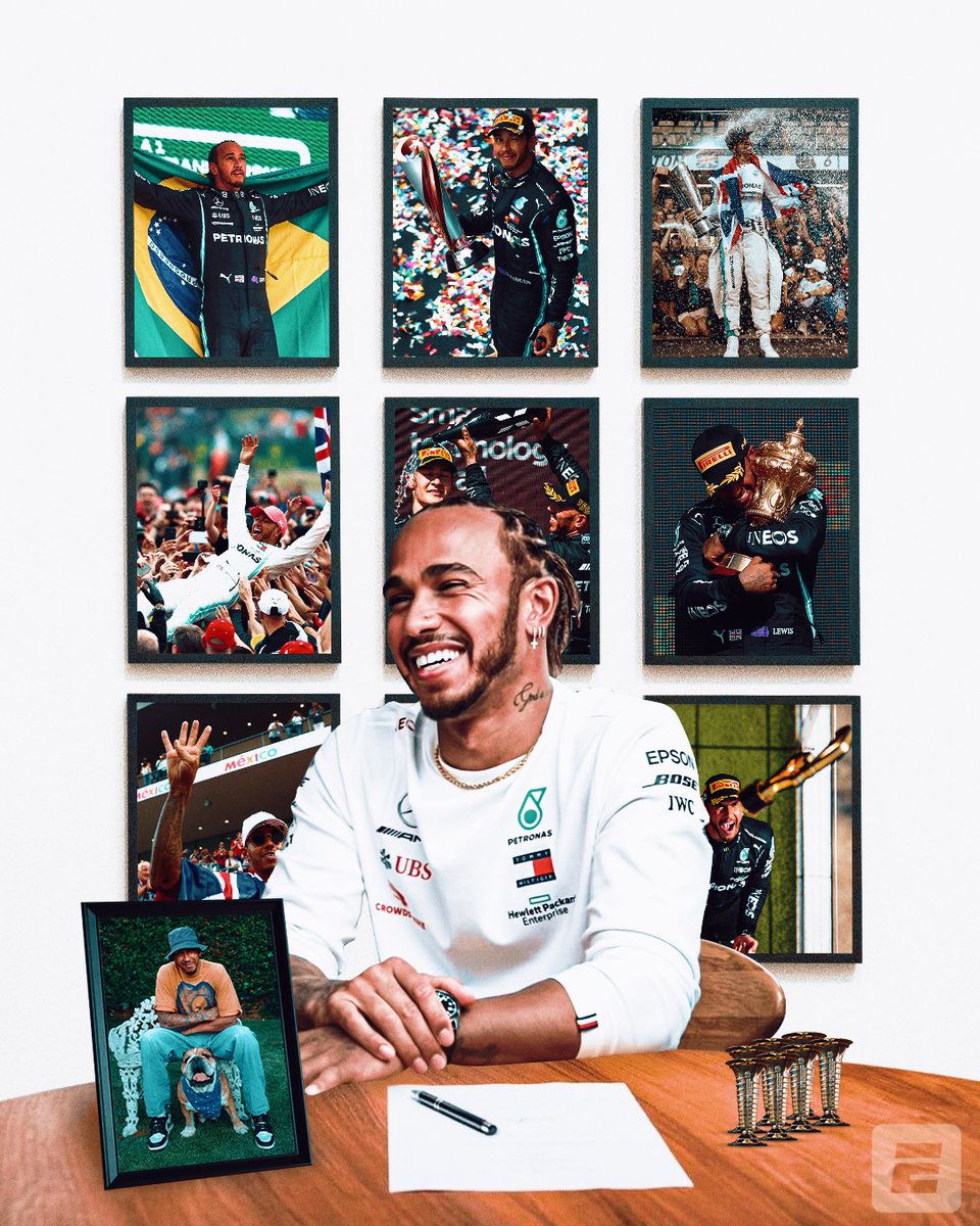 Lewis Hamilton has signed a new deal with Mercedes until 2025! ✍️🐐