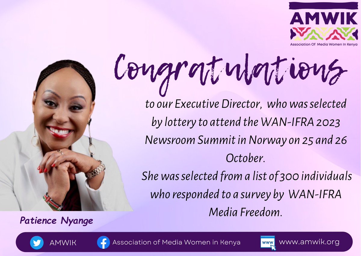 Association of Media Women in Kenya tweet media