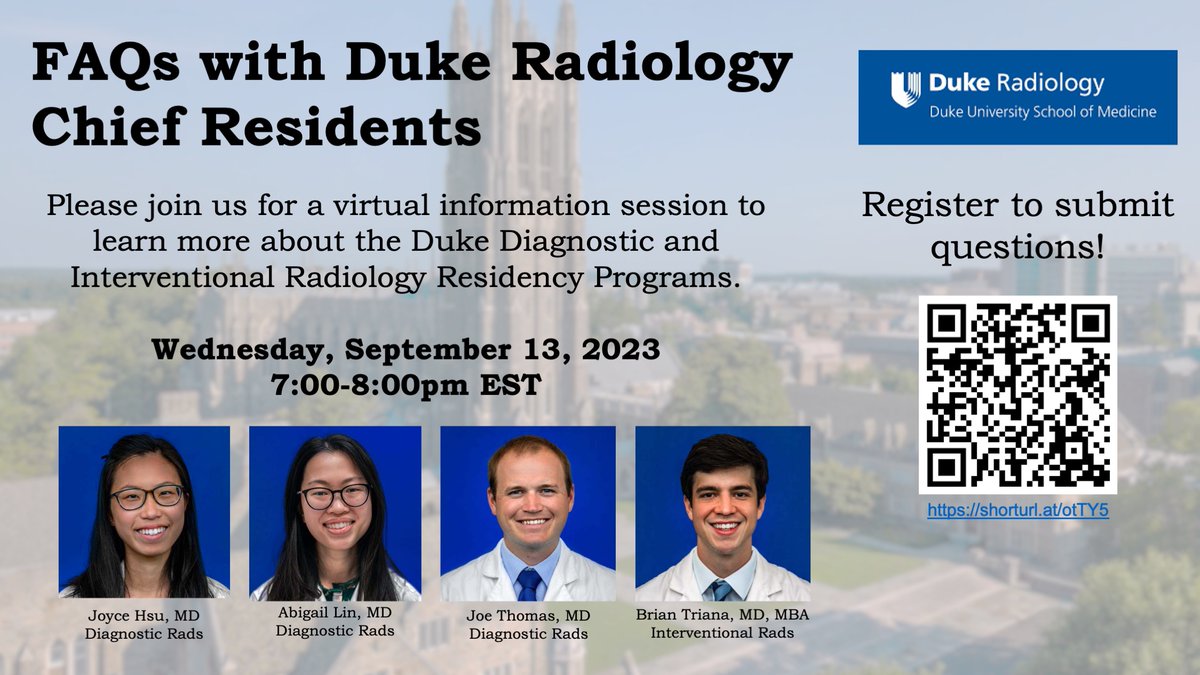 Duke Radiology (@DukeRadiology) on Twitter photo 2023-08-31 12:11:02