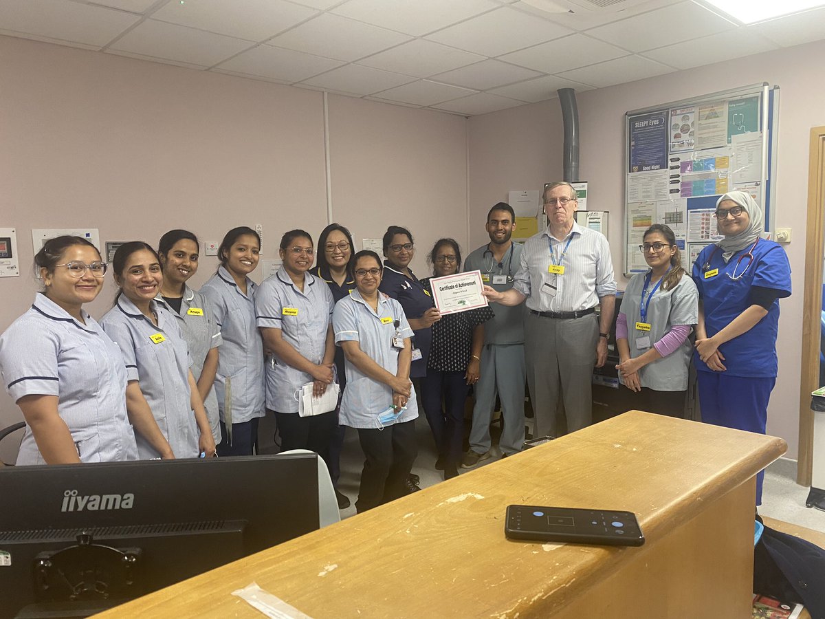 Awesome Aspen celebrating a brilliant 150 days without a hospital acquired category 2 and above pressure ulcer. Well done team what an achievement <a href="/ASPHFT/">Ashford & St Peter's</a> <a href="/AndyField1/">Andy Field</a> <a href="/RizeldaMachado/">Rizelda Machado</a>