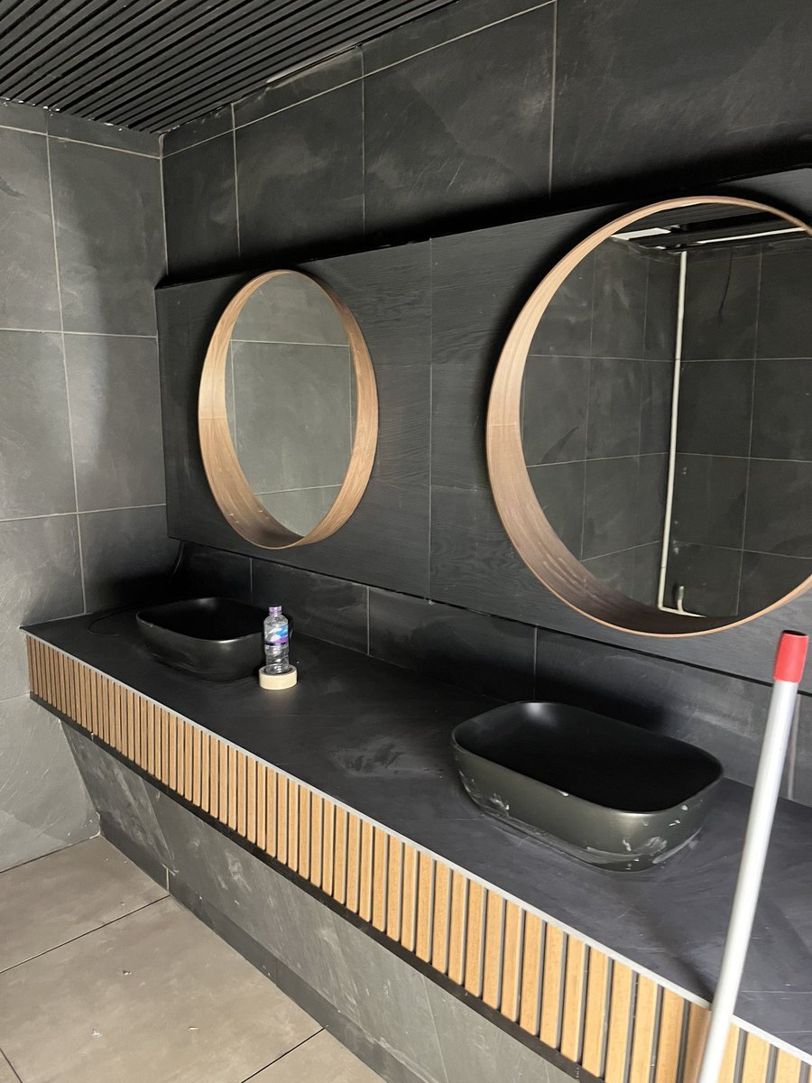TilingPm's tweet photo. Quick turn around on these gents toilets for a local restaurant. Tiles supplied by #crocatile Hillington. We get finished article when we return for the ladies https://t.co/gqLnFk4q9T