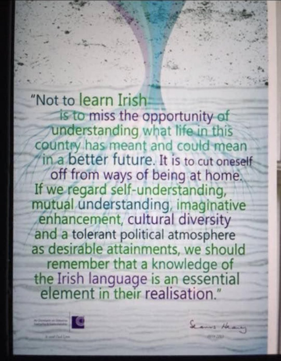 EireBheo's tweet image. Seo píosa a scríobh an file Seamus Heaney do @GaelLinn #Gaelige #maithsibh