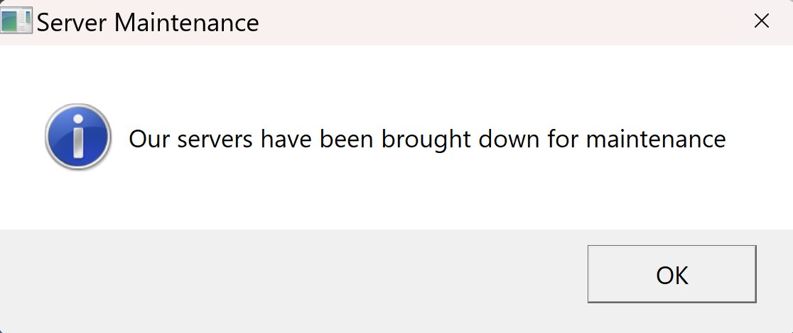 Max39497453's tweet photo. @raceroom am i the only one that is having issues launching the game? all i get is this message and then it closes. https://t.co/af3bFgkccB