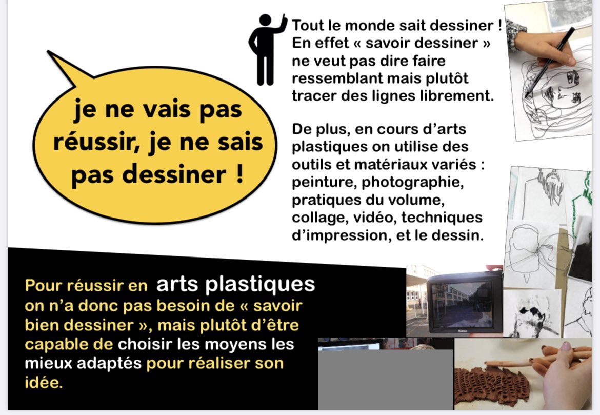 ML_ArtsPla's tweet photo. Jour 3: « je ne sais pas dessiner »
A l’approche de la rentrée, partage cette semaine du travail réalisé par le groupe recherche Arts Plastiques de l’académie de Normandie (Caen) en 2019 sur les arts plastiques, leur identité, leurs enjeux, leurs objectifs. 
#artsplastiques https://t.co/roqg15AAcy