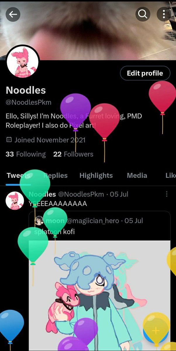 NoodlesPkm's tweet photo. B'loons!! https://t.co/bynwsXzTkT