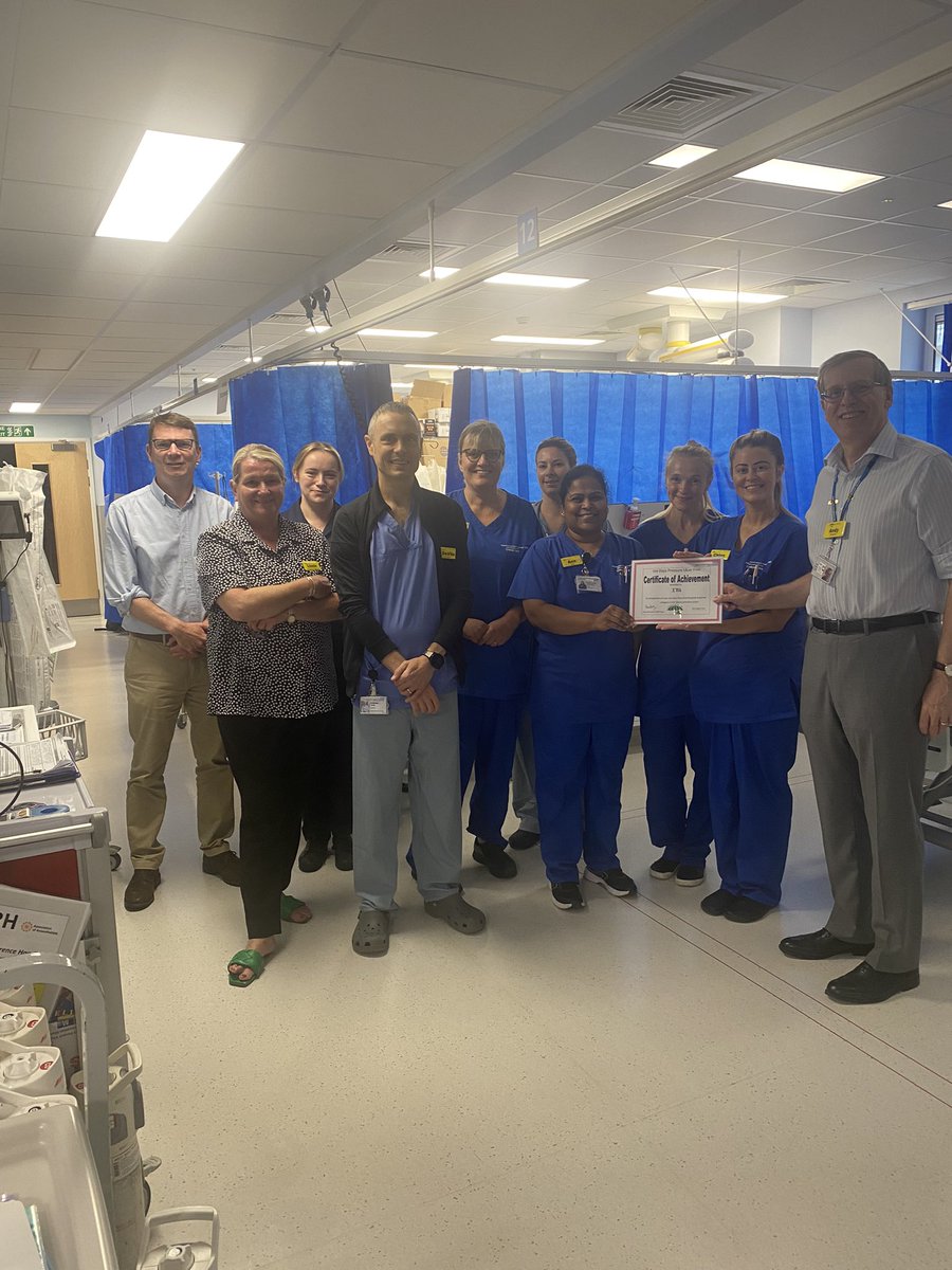 Incredible ITU celebrating 100 days free from hospital acquired category 2 and above pressure ulcers. Fantastic MDT involvement to achieve this <a href="/ASPHFT/">Ashford & St Peter's</a> <a href="/AndyField1/">Andy Field</a> <a href="/SuesextonSusan/">Susan Sexton</a>