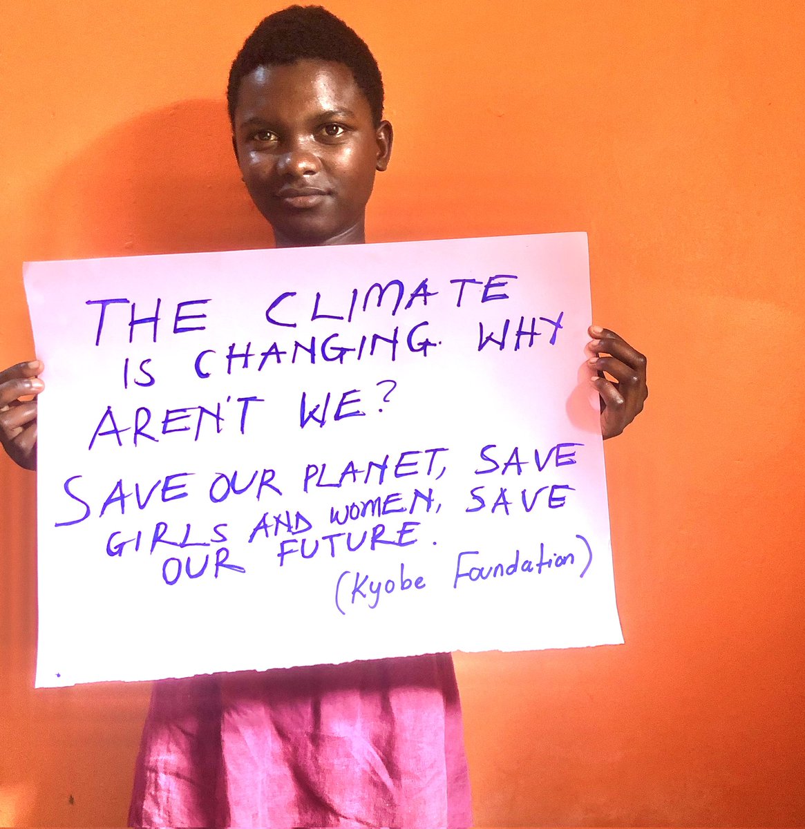 FoundationKyobe's tweet photo. There cannot be climate justice without gender equality. #ClimateActionNow https://t.co/1H5YlFqeYj