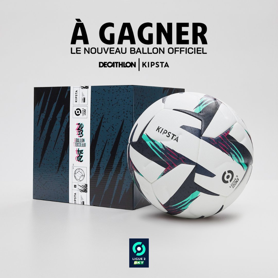 Ligue2BKT's tweet image. ⚽⚽ Tentez de gagner le ballon de la Ligue 2 BKT saison 2023/2024 produit par @Kipsta_Fr !

1️⃣ RT ce tweet
2️⃣ Follow la @Ligue2BKT et @Kipsta_Fr
3️⃣ 🤞 🤞