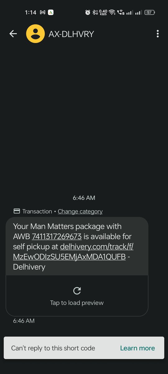 vk4u_1990's tweet photo. @manmatters_in My order #052421321 was supposed to be delivered by 29th Aug but I haven't received it yet. Getting delivery partner Delhivery msg for pickup location that is approx 20km far from my location. Disappointed  after facing this kind of  unprofessional behaviour. https://t.co/qSmGUK1dBi