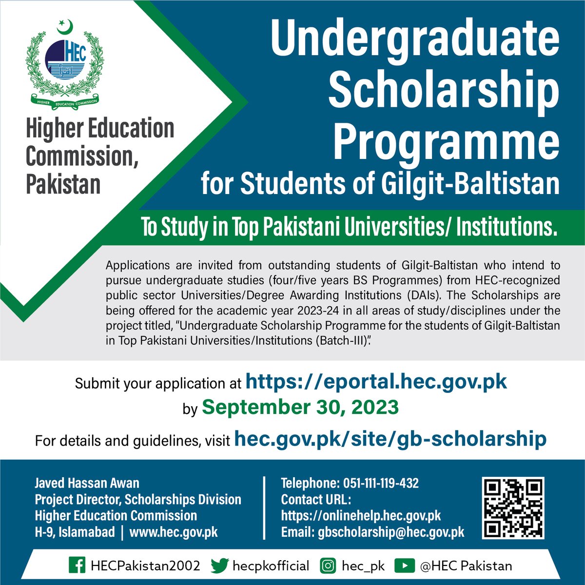 HEC Pakistan tweet media