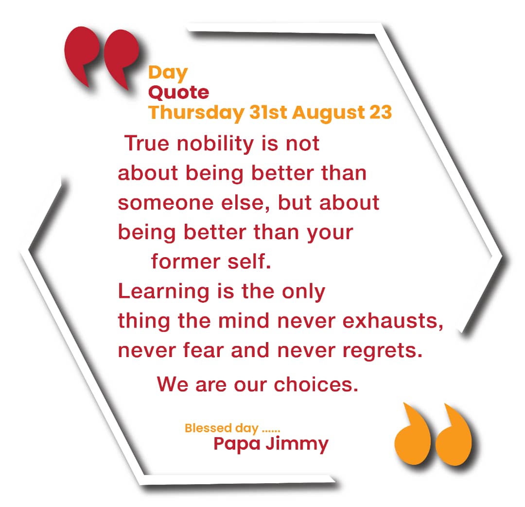 LTVUg's tweet photo. Day Quote Thursday 31st August 23 https://t.co/sV5ZpXTW7b