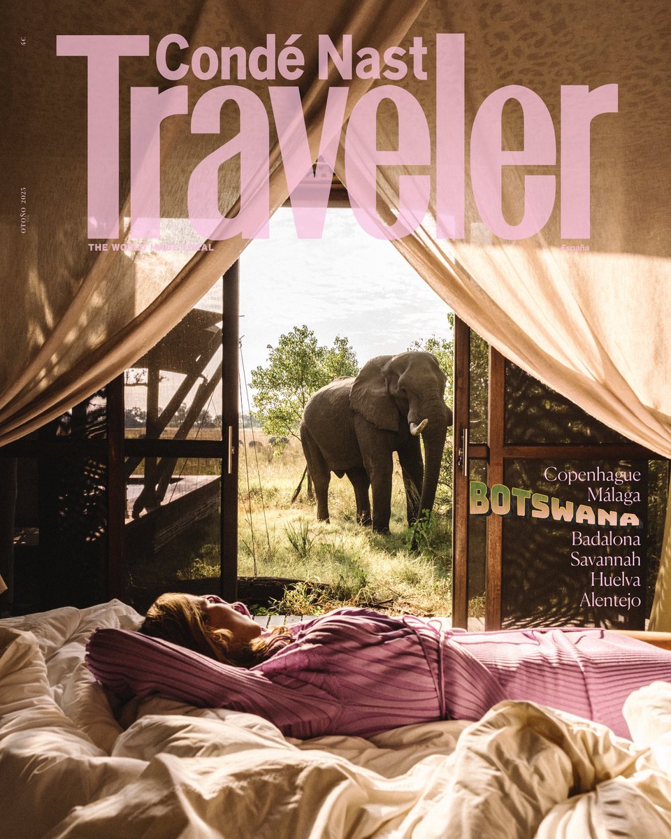 No deshagas la maleta todavía porque nos vamos otra vez. A Botswana, a Málaga, a Copenhague, a Alentejo, a Savannah, a Huelva... a donde quieras.

<a href="/CNTravelerSpain/">Condé Nast Traveler</a> otoño 2023 ya en kioscos. De la portada ni comento nada; habla sola: