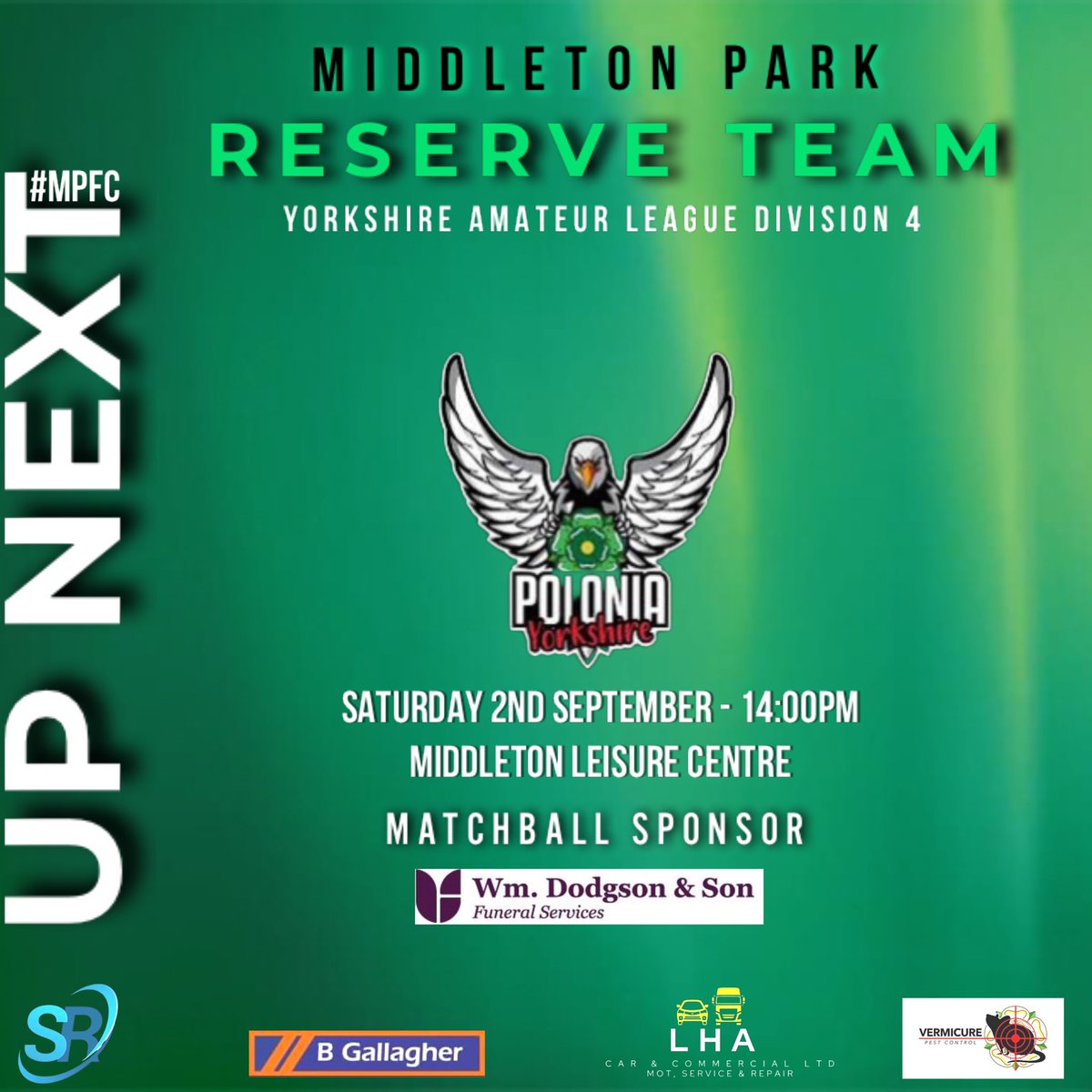 𝗡𝗲𝘅𝘁 𝘂𝗽 

It’s what we’ve all been waiting for!!

The season finally gets underway for both our open age teams. 

Middleton Park Res v @polonia2020 Res 

@rammers46 v Middleton Park