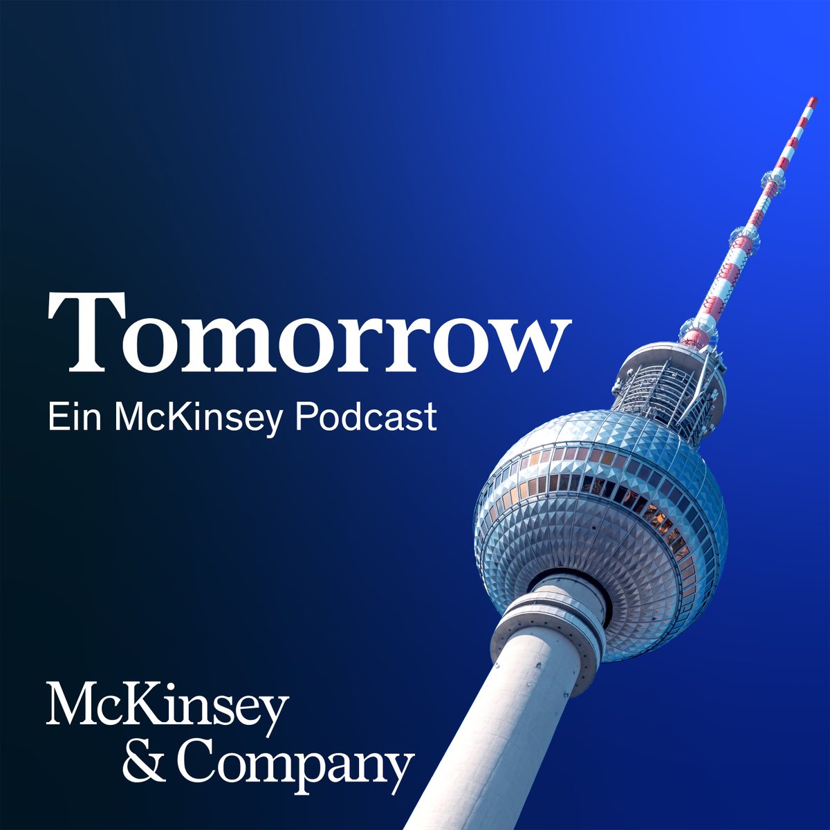 McKinsey's tweet photo. Das Ende der Büros? Die neue Arbeitswelt und ihre Auswirkung auf Städte   
Jetzt reinhören: ▶️ https://t.co/GRGcpXPuZg 
#Tomorrowpodcast #RealEstate #NewNormal https://t.co/QXYvryUi4l