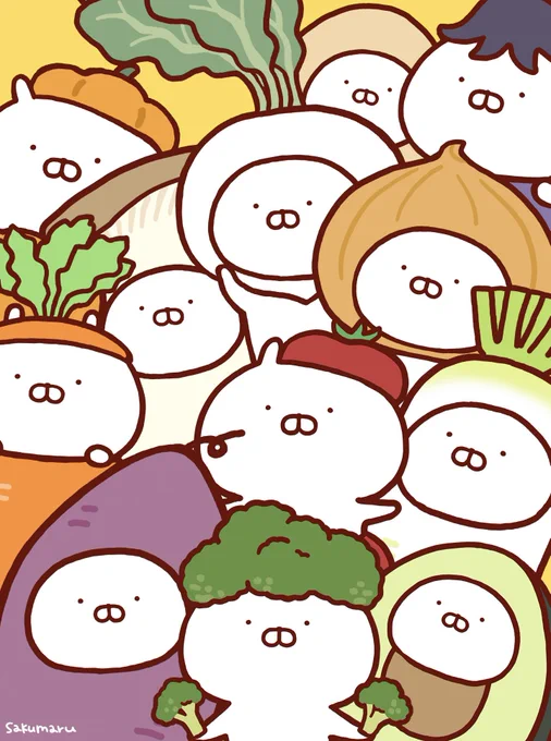 野菜の日!🥦🍅🧅🥕🍠🍆🥑🥔 