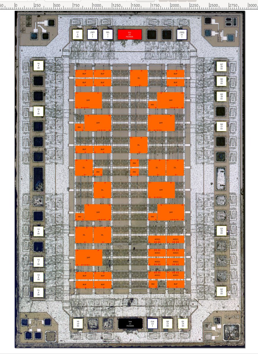Konami 007644 cell identification complete. Photo by @furrtek