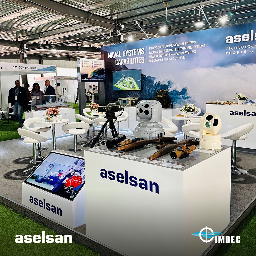 Defense_Talks's tweet photo. ASELSAN participated in IMDEC exhibiton held in Accra, Ghana with its latest technology solutions for naval systems. 🇹🇷🇬🇭
@aselsan #IMDEC2023 https://t.co/K1TFHLLE3U