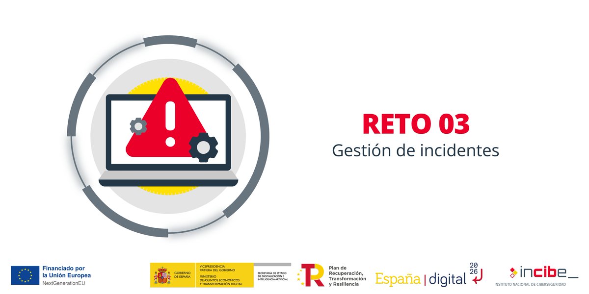 INCIBE's tweet image. 📢 Gestión de #incidentes es uno de los retos de la iniciativa de #CPI y cuenta con la colaboración de @Italtel, @_Mnemo y #PlexusTech para llevarlo a cabo con una cuantía de más de 7 millones y medio de euros 💶.

👉 Más detalles: incibe.es/industria-cpi

#IndustriaCPI