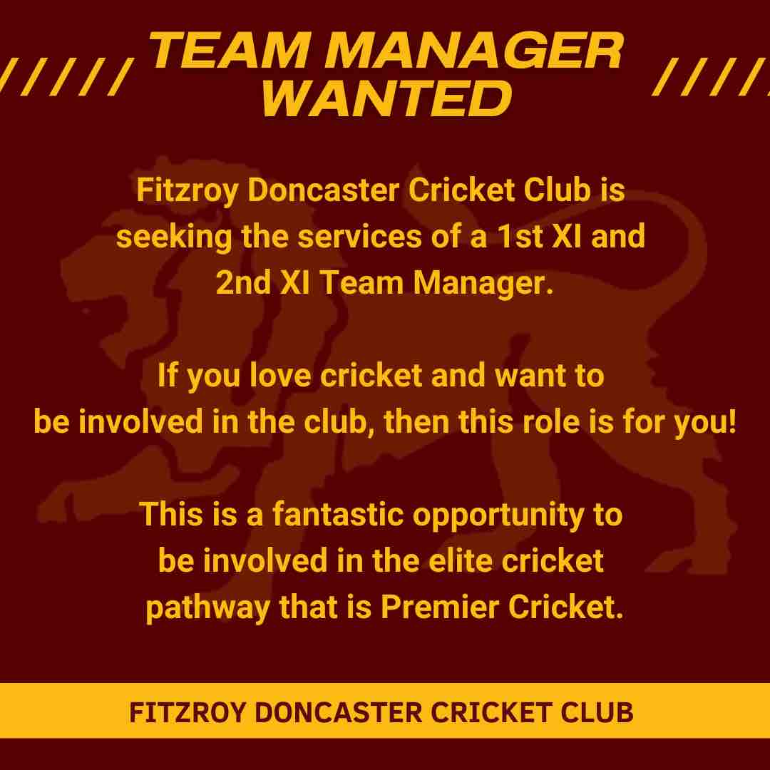 Fitzroy Doncaster CC tweet media