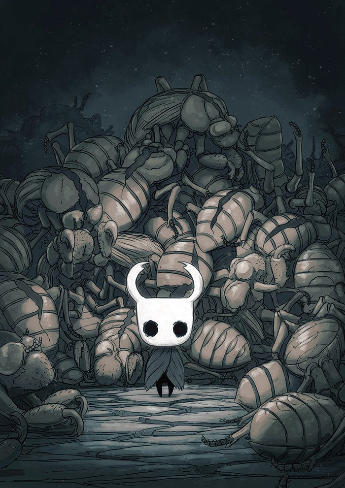 VideoArtGame's tweet image. Concept art | Hollow Knight