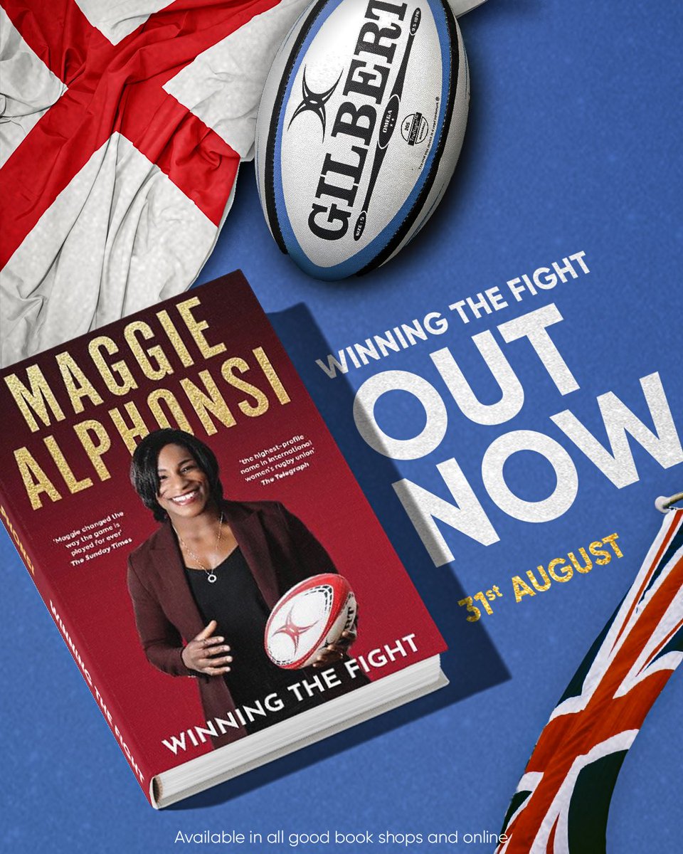 MaggieAlphonsi's tweet photo. It's finally here! 🙌🏾🙌🏾📖

My autobiography Winning The Fight is out and I couldn't be prouder. If you fancy a read get a copy for yourself via the link below 👇🏾

🔗 https://t.co/u2wCL58nrC 🔗 https://t.co/0htmmIgz3h