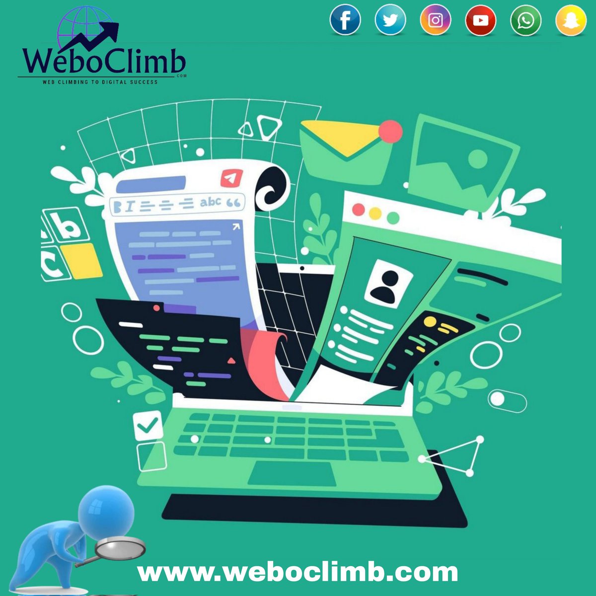 weboclimb's tweet photo. Elevate your brand's online presence with our expert website creation services.

Join us today
🌐 Visit our website at https://t.co/A7TxOyzOO6
📞 Call us at 6376249373
✉️ Email us at weboclimb@gmail.com
 #WebsiteCreation #DigitalMarketing
#iQOOZ7Pro5G #EconomicTerrorism #Jawan https://t.co/TP3smjkTOd