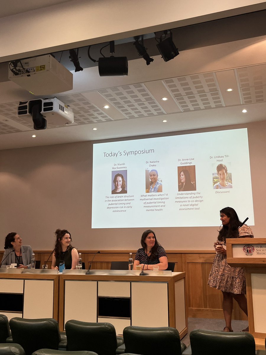 Live to you from #ISPNE2023 day 2! This mornings symposium focuses on understanding puberty and its measurement: Ideas for a maturing field with @niamh_mac @Natasha_Chaku @algoddings @LindsayTillHoyt #ISPNE2023 @ISPNE @RoySocMed