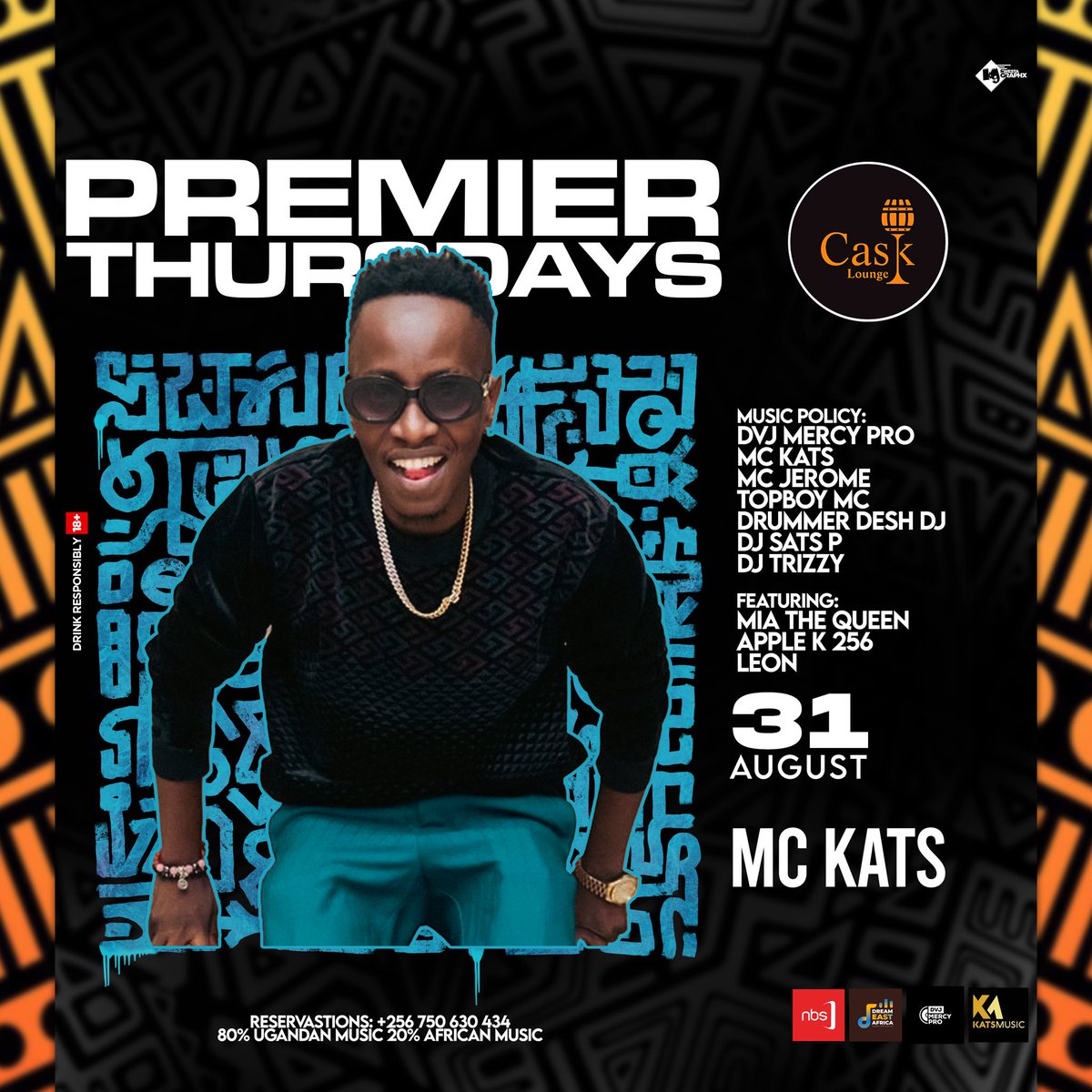 dvjmercypro's tweet photo. P R E M I E R  T H U R S D A Y S  T O N I G H T @CaskLoungeKla https://t.co/Z4oAmLBdML