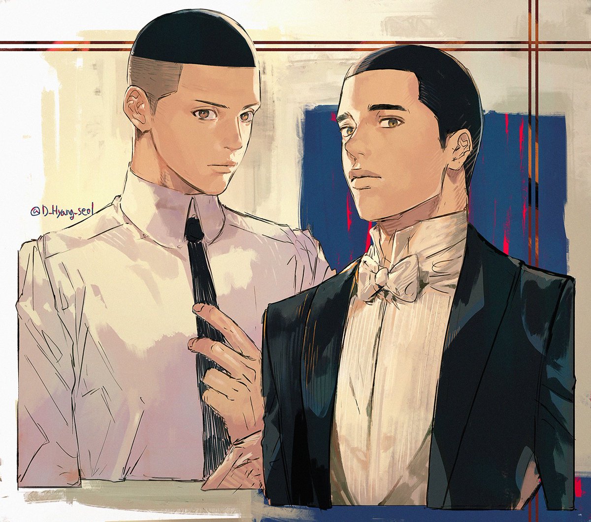 우명으로 손풀기..