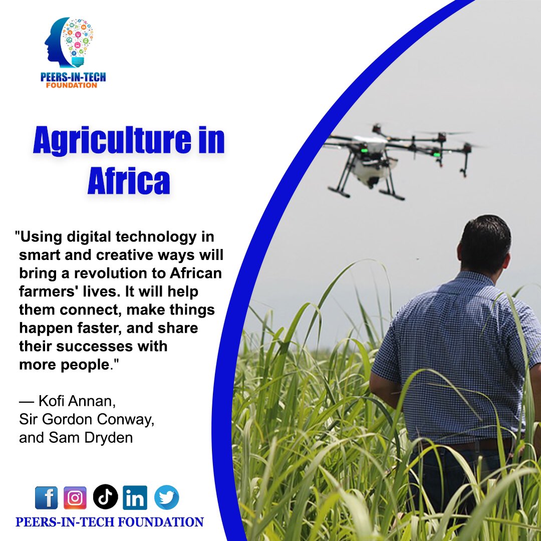 peers_intech's tweet photo. The agricultural sector will grow with the help of these emerging digital technologies.

#peersintech #ghana #africa #digital https://t.co/CfFhT0bgSN