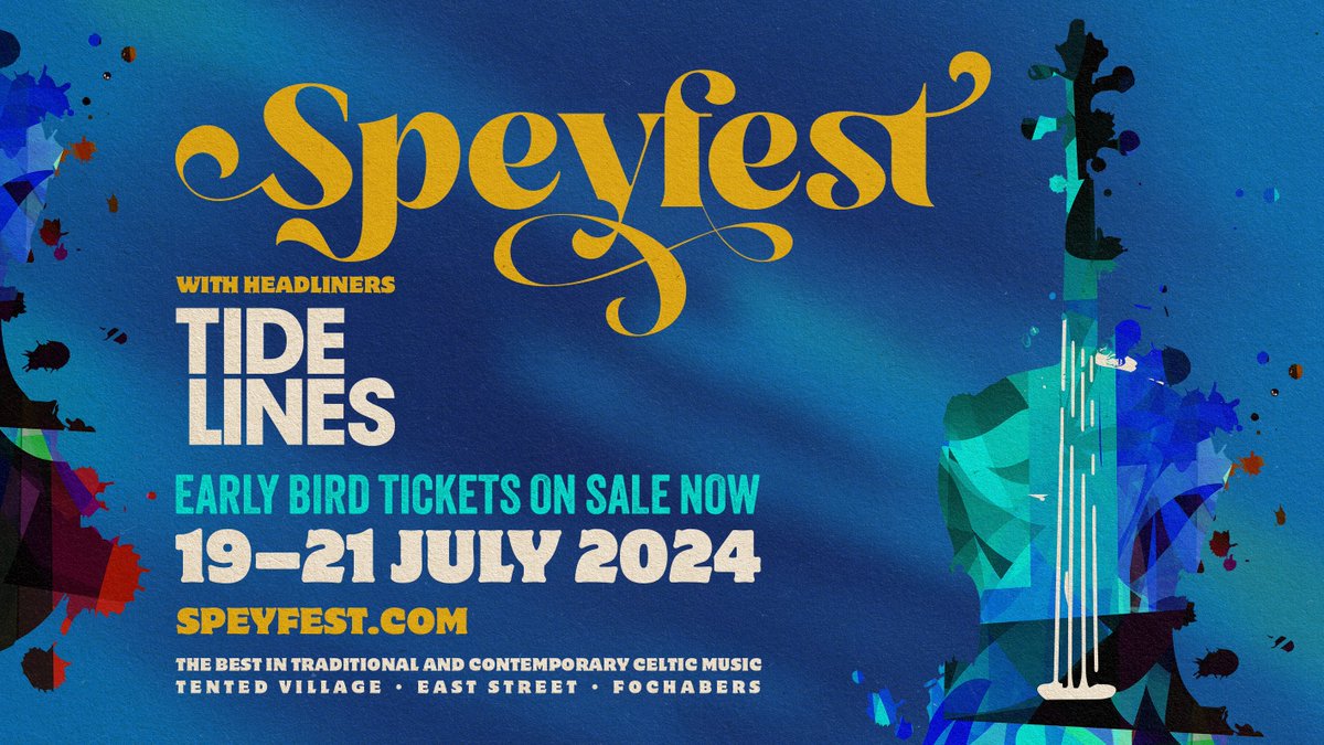 ⏰ The first round of 2024 tickets are on sale NOW! Hurry over to the website or down to Christie's Chemist for limited Early Bird tickets. 🎟️ 🎵 Join us for a fantastic lineup, including our first headliner - the one and only @wearetidelines! – speyfest-ltd.ticketlight.co.uk