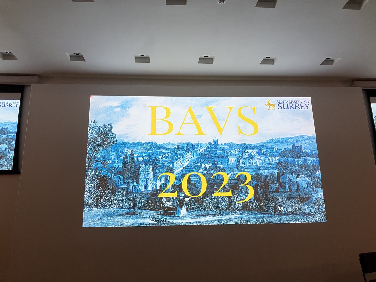 And we’re off! #BAVS2023 ⁦@BAVS_UK⁩ ⁦@BAVS_2023⁩