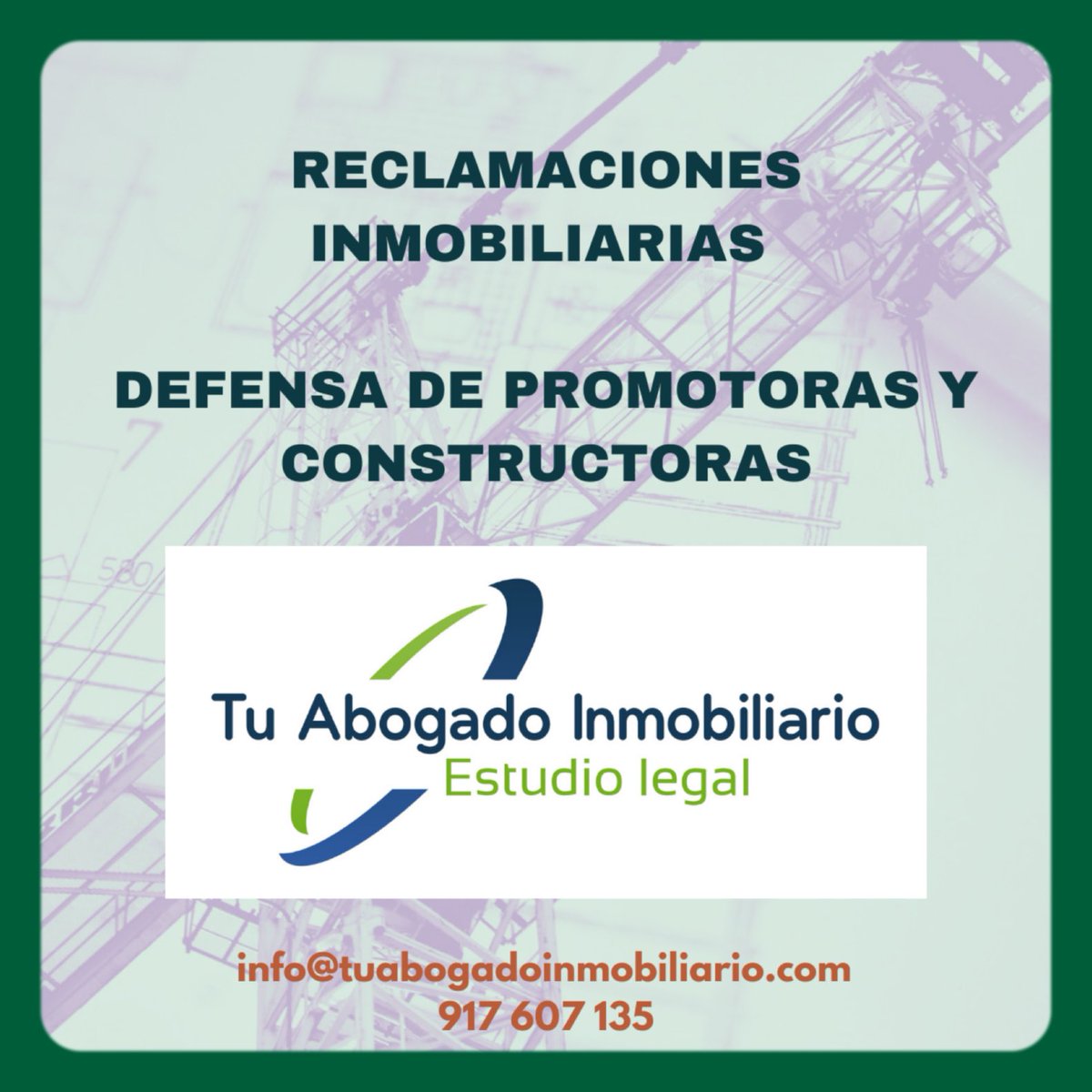 Defensa en juicio de promotoras y constructoras. CONSÚLTANOS SIN COMPROMISO #litigio #juicio #litigacion #inmobiliaria #construccion #abogado #Madrid #vivienda #inmueble #promotor #constructor #reclamacion