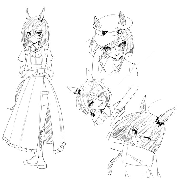 好みが分かりやすいウマ娘落書き 