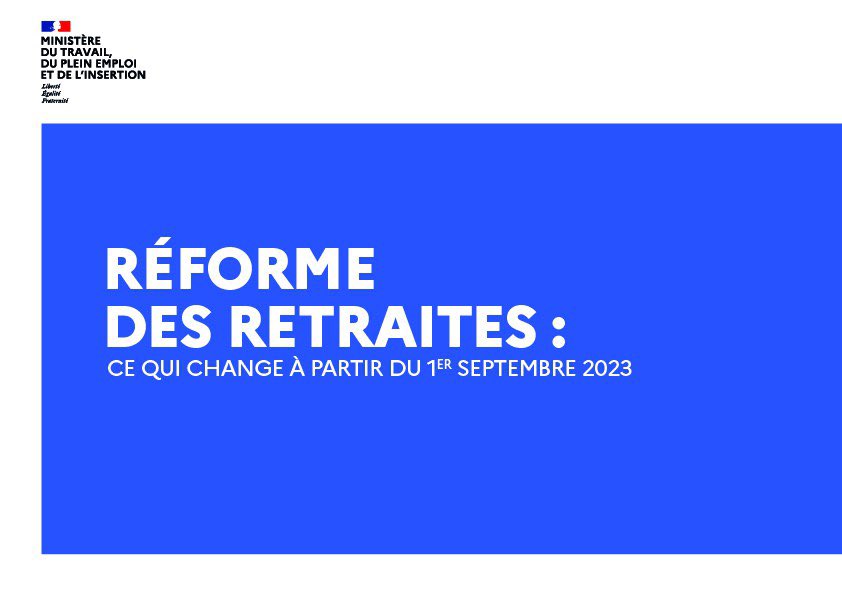 olivierdussopt's tweet photo. 🇫🇷 À partir de demain, 1er septembre, la #RéformeDesRetraites entre en vigueur. 

➡️ Nos mesures améliorent concrètement notre système et corrigent les injustices du passé. 

Demander à ceux qui le peuvent de travailler progressivement davantage permet de nouveaux droits 🧶⤵️ https://t.co/cfr2oA7df8
