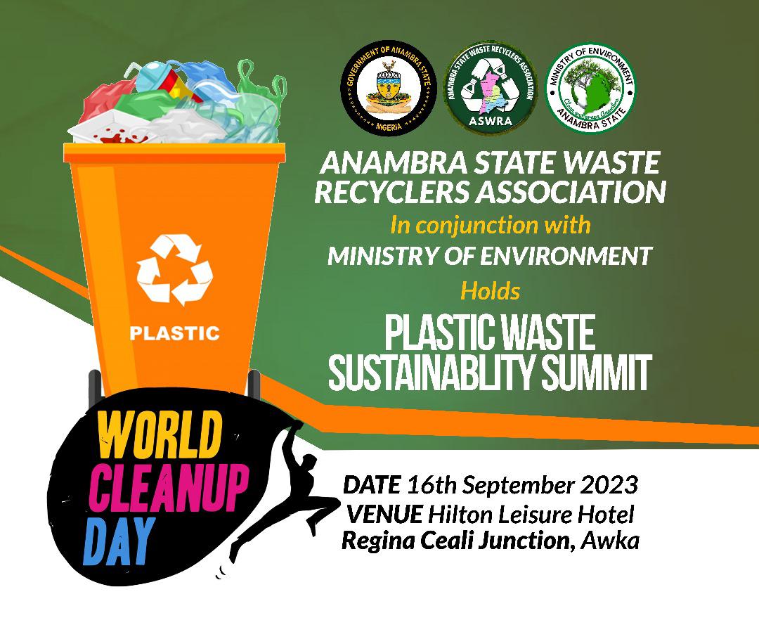 aswrahome's tweet photo. PROGRAM NOTICE!!!!

Anambra State Ministry of Environment Awka in conjunction with Anambra State Waste Recyclers Association presents a 3 in 1 intuitive Environmental programme.

VENUE: Hilton Leisure Hotel Awka, Anambra State
DATE: 16th September 2023
TIME: 10:00 am Prompt https://t.co/tH37xgtD6L